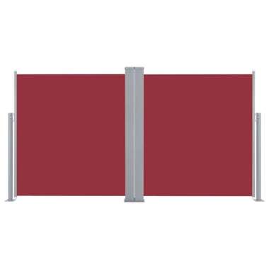   Zwijana markiza boczna, 140 x 600 cm, czerwona