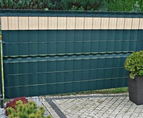 Taśma ogrodzeniowa 19,3cm x 48m jasno szara 