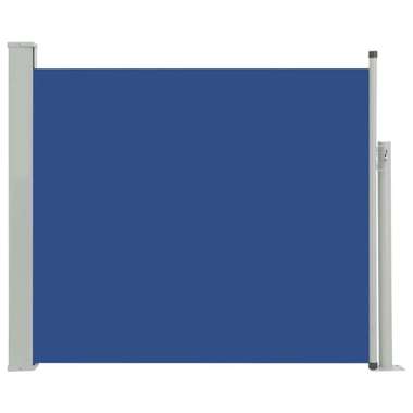   Wysuwana markiza boczna na taras, 100 x 300 cm, niebieska
