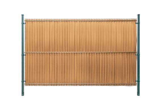 Osłona do paneli ogrodzeniowych 153 x 250 cm słomkowy
