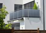 Dwustronna mata, osłona nowoczesna na balkon, bambus PP 0,9 x 3 m RD03