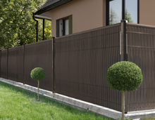 Listwy ogrodzeniowe pionowe szerokie 153 x 250 RD01 jasny brąz