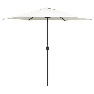   Parasol ogrodowy na słupku aluminiowym, 270x246 cm, biały