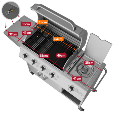 Grill Gazowy V3 16KW