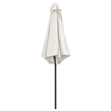   Parasol ogrodowy na słupku aluminiowym, 270x246 cm, biały