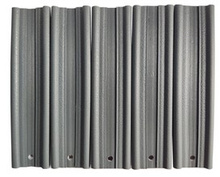 Listwa ogrodzeniowa pionowa 123x6 RD03 ciemny szary