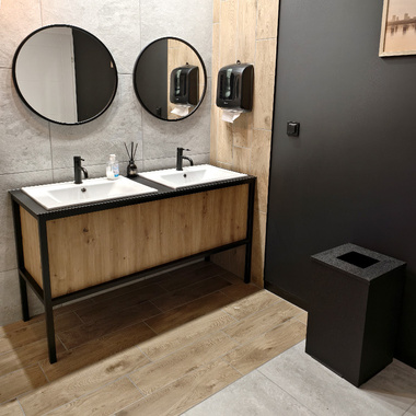 Kosz łazienkowy 60x32x32 RAL 7016 antracyt