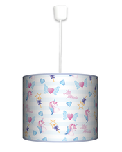 Lampa wisząca duża - Świat Księżniczki (niebieska)