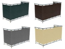 Osłona balkonowa zielona 1m x 5m. 