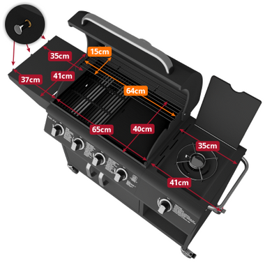 Grill Gazowy V3  16KW