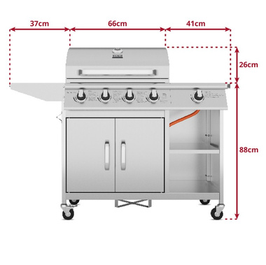 Grill Gazowy V3 16KW