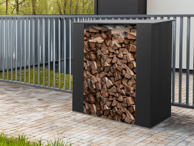 Wiata na drewno ,drewutnia zielona 167x150x75 do montażu