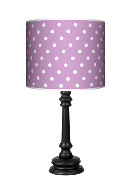Lampa Queen - Lawendowe kropki