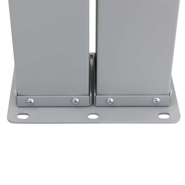   Zwijana markiza boczna, czarna, 100 x 1000 cm