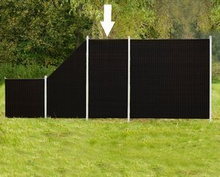 Płot panelowy jednostronny 90x180 Jasny orzech