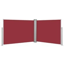 Zwijana markiza boczna, czerwona, 120 x 1000 cm