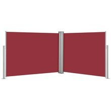 Zwijana markiza boczna, czerwona, 140 x 1000 cm