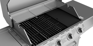 Grill Gazowy V4 17,2 KW SILVER