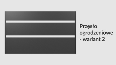 Przęsło ogrodzeniowe poziome 200x120 brązowe