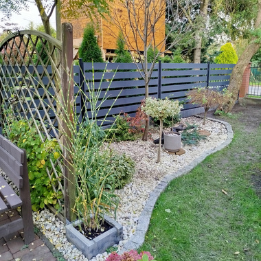 Przęsło ogrodzeniowe poziome 200x120 antracyt