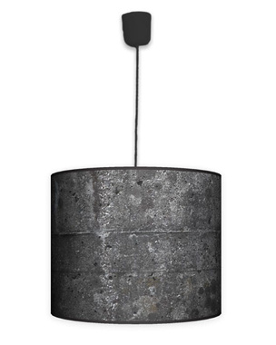 Lampa wisząca duża - Black stone (czarny kamień)