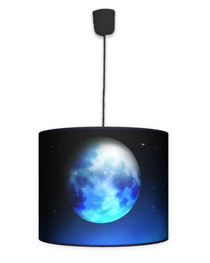 Lampa wisząca duża - Blue moon