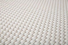 Mata rattanowa dwustronna kolor biały RD07