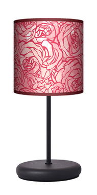 Lampa stołowa - EKO - Red rose