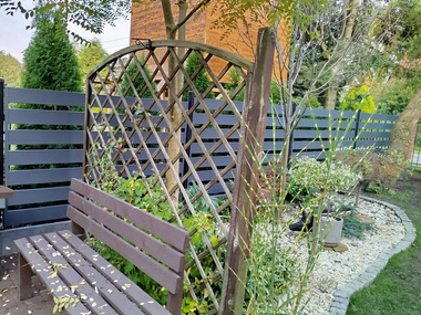 Przęsło ogrodzeniowe poziome 200x120 antracyt