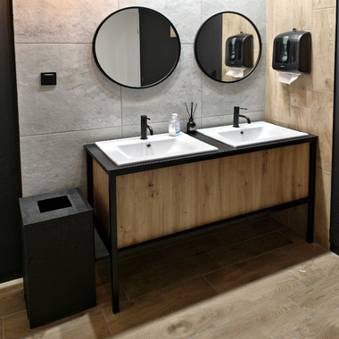 Kosz łazienkowy 60x32x32 RAL 7016 antracyt