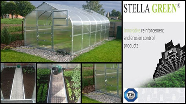 Kratka trawnikowa, zielona 50cm x 50cm x 5cm