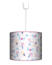 Lampa wisząca duża - Świat Księżniczki (różowa)