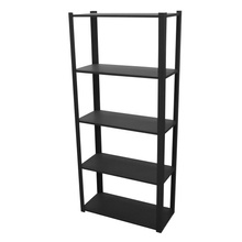 Regał magazynowy ,warsztatowy z blachy ocynkowanej RAL 9005 czarny 200x100x40