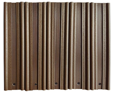 Listwa ogrodzeniowa pionowa szeroka 173x8 RD01 jasny brąz