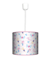 Lampa wisząca mała - Świat Księżniczki (różowa)
