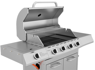 Grill Gazowy V4 17,2 KW SILVER