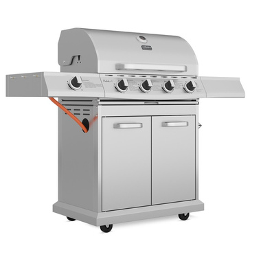 Grill Gazowy V4 17,2 KW SILVER