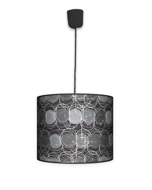 Lampa wisząca mała - Grey (szaro czarna)