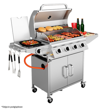 Grill Gazowy 16W V2 SILVER