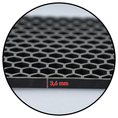  Mata do bagażnika samochodu, łazienki o szerokości 90 cm szary