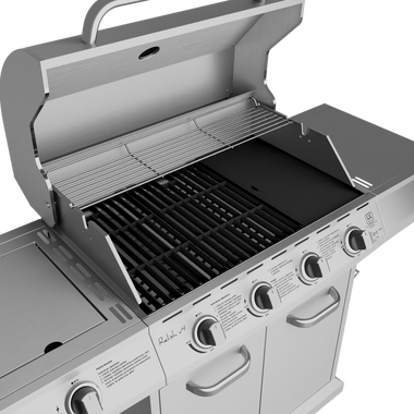 Grill Gazowy V4 17,2 KW SILVER