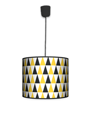 Lampa wisząca mała - Black & yellow