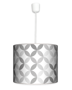 Lampa wisząca duża - Light grey (biała,szara)