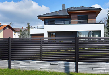 Przęsło ogrodzeniowe poziome 200x120 RAL7016 poziome