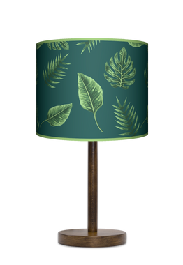 Lampa stołowa - nocna drewniana duża - Aloha