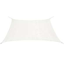 Żagiel ogrodowy HDPE kwadratowy 2x2 m, biały