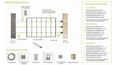 Roleta pozioma rzymska 3 x 5m BIAŁA