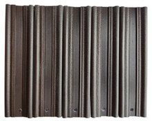 Listwa ogrodzeniowa pionowa153x6 RD02 ciemny brąz