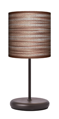 Lampa stołowa - EKO - Rattan brąz