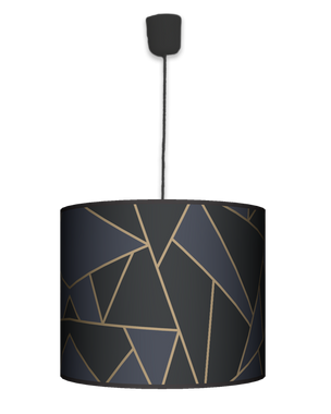 Lampa wisząca duża - Mozaika black